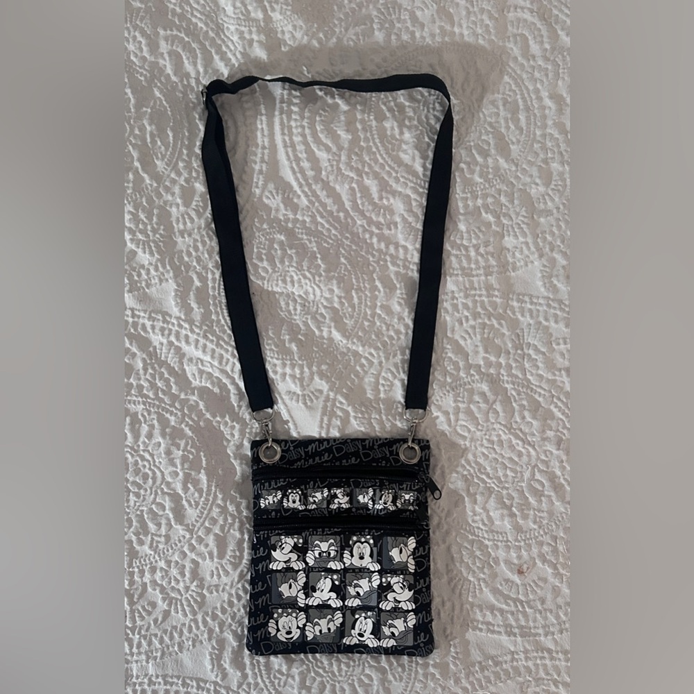 Disney Black and White Character Crossbody Bag